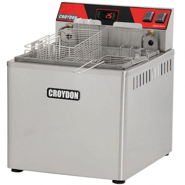 Fritador Elétrico Digital De Mesa Croydon Zona Fria 5000w 15 Litros Fzm5-d 220v