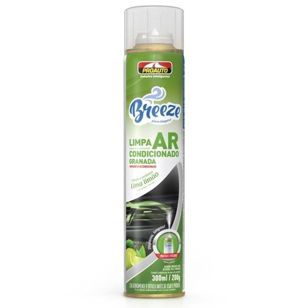Limpa Ar Condicionado Breeze Lima Limao 300ml - Proauto Sem Variação único