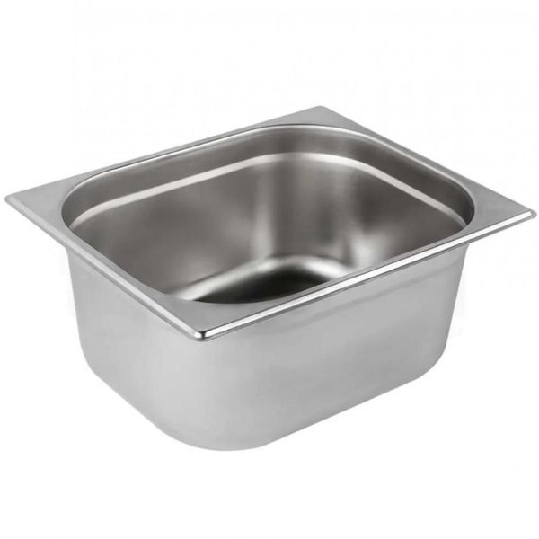Kit 10 Cubas Gastronomica Inox 1/2X150Mm Com Tampas