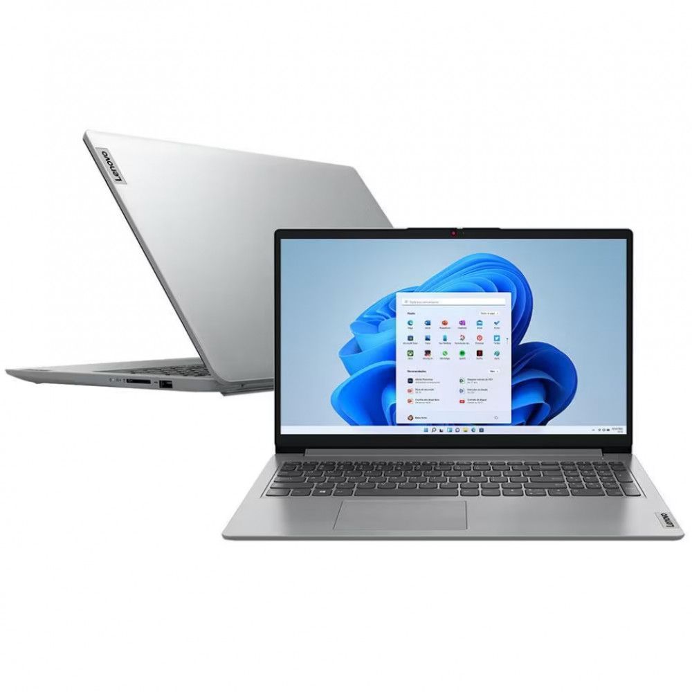 Imagem Notebook Lenovo Ideapad 1i I7-1255u 12gb 512gb Ssd Tela 15.6 Cinza