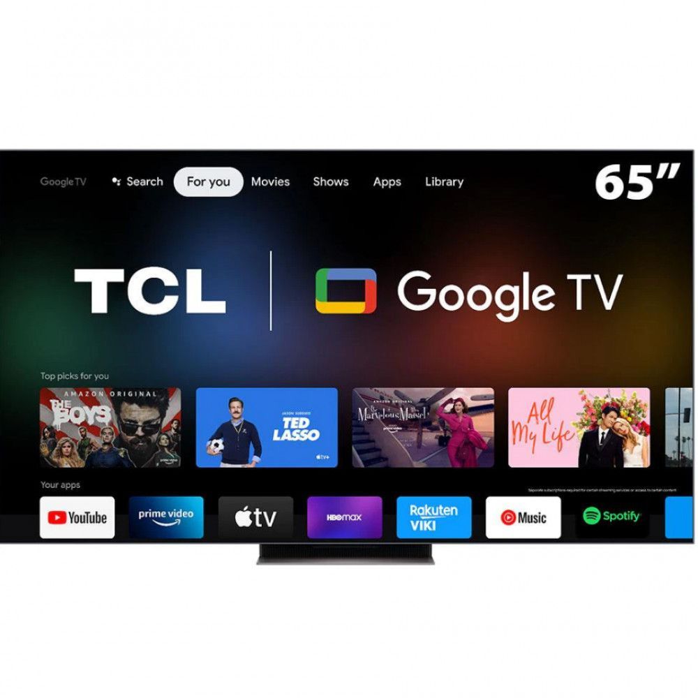 Imagem Smart Tv Qled 65 Polegadas Resolução 4K Full Hd Chumbo Bivolt