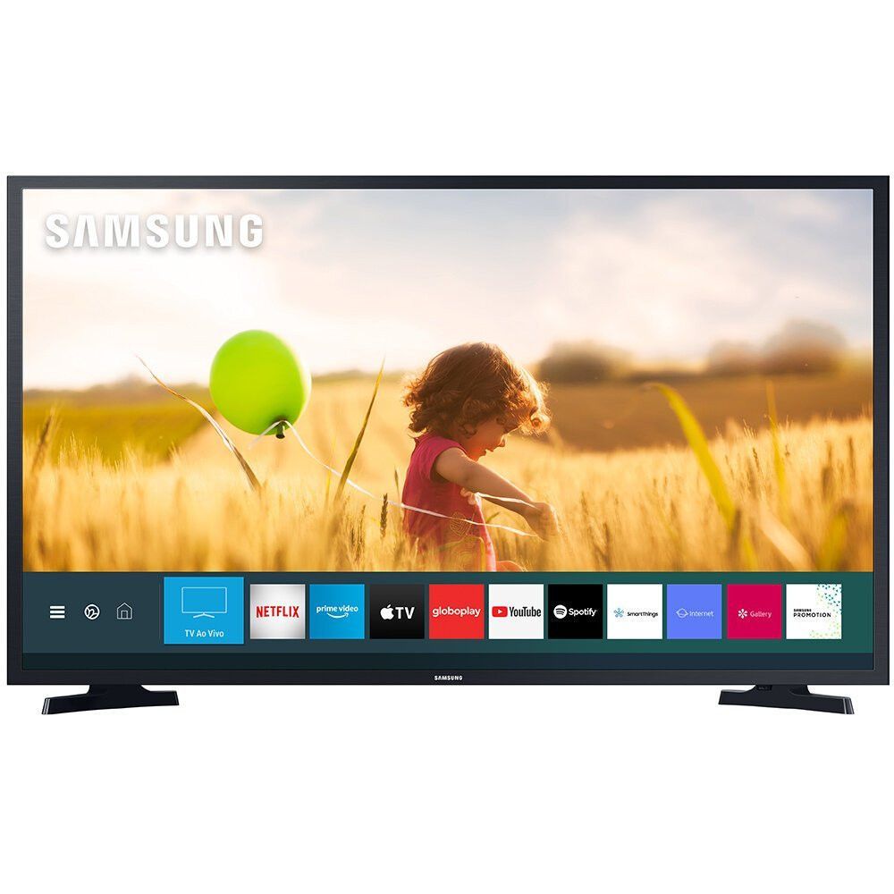 Imagem Smart Tv 43 Led Fhd Un43t5300ag Hdmi Usb Wi-fi Samsung Preto Bivolt