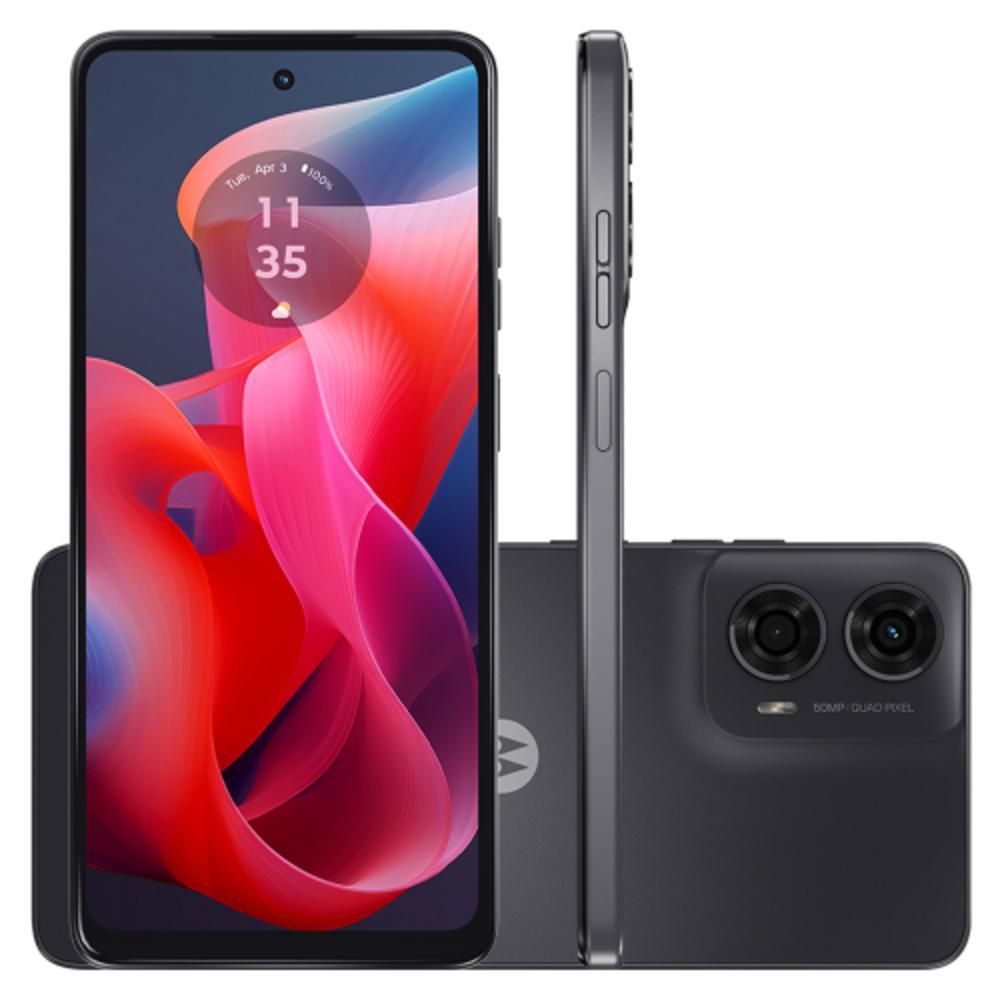 Imagem Celular Motorola Moto G24 128gb Xt2423 - Pb1l0000br Grafite Quadriband