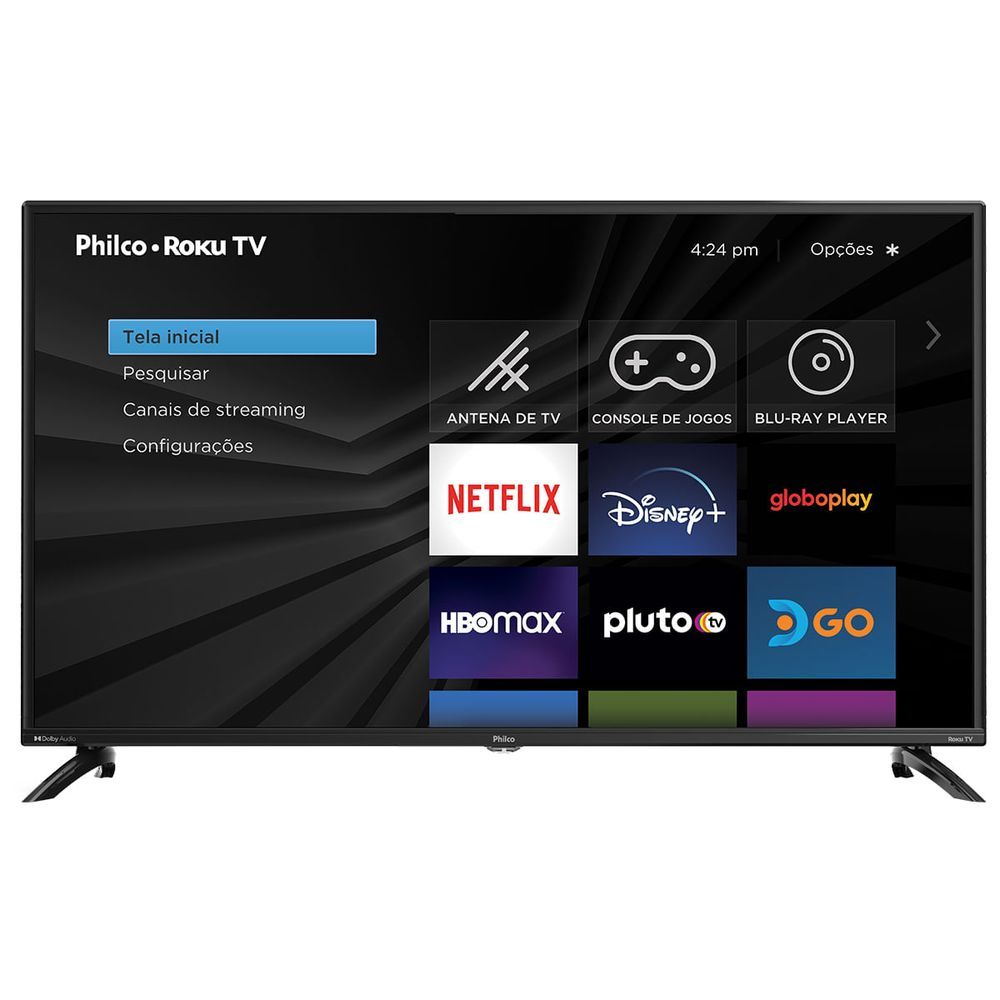 Imagem Smart Tv 42” Philco PTV42G6FR2CPF Roku TV LED Dolby Audio Bivolt