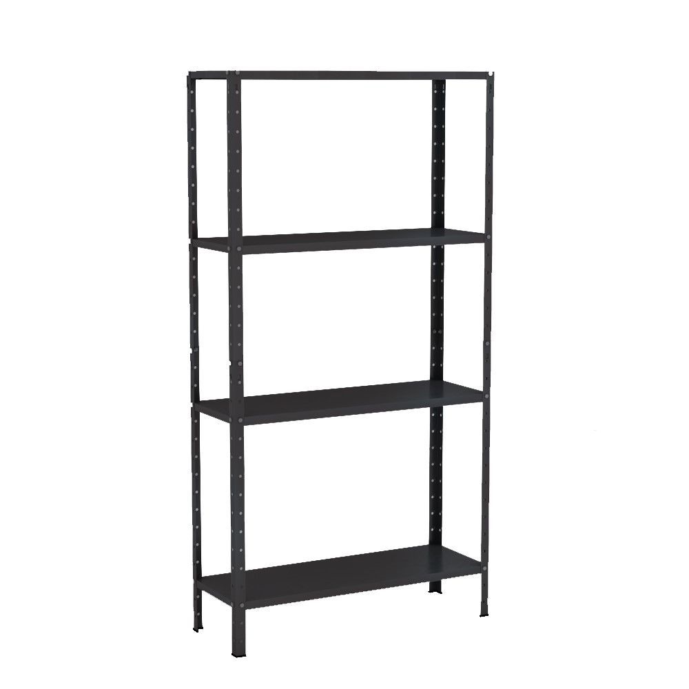Estante Aço 4 Prateleiras Eaf006 Preta