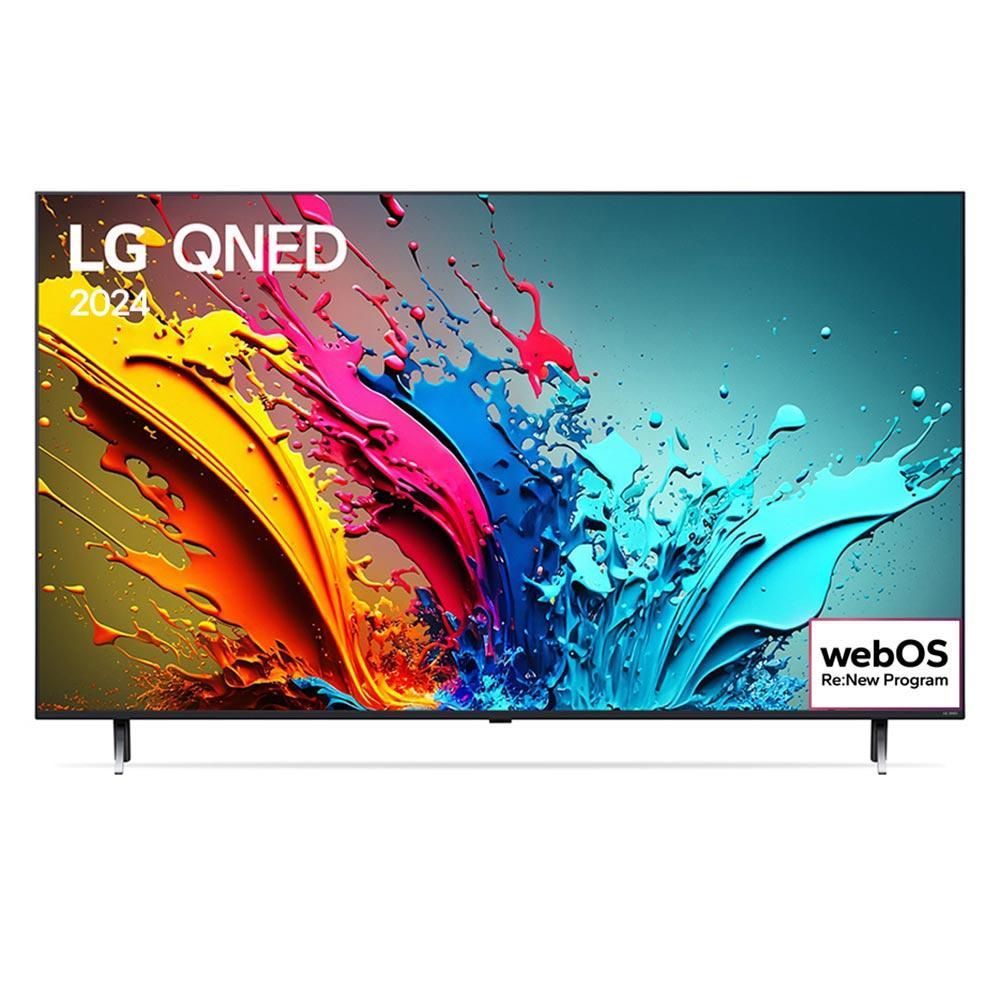 Imagem Smart TV 4K LG 55" Polegadas 55QNED85T QNED Processador a8 AI Painel 120Hz FreeSync e webOS 24