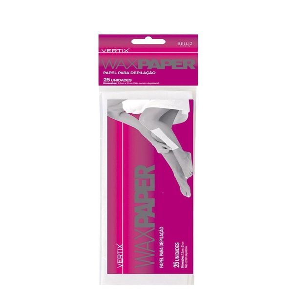 Papel Para Depilação Falso Tecido Wax Papper 75pcs Vertix
