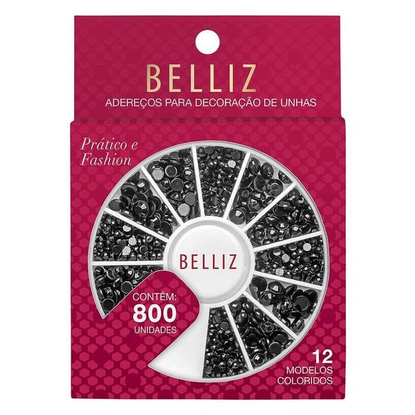 Kit Decoração De Unhas Película Adesivos 800 Unidades Belliz