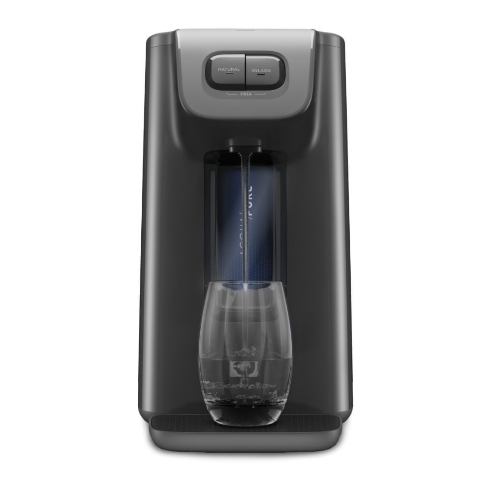 Purificador de Água de Bancada Electrolux PC01X com Filtragem 3 Etapas Natural e Gelada Grafite