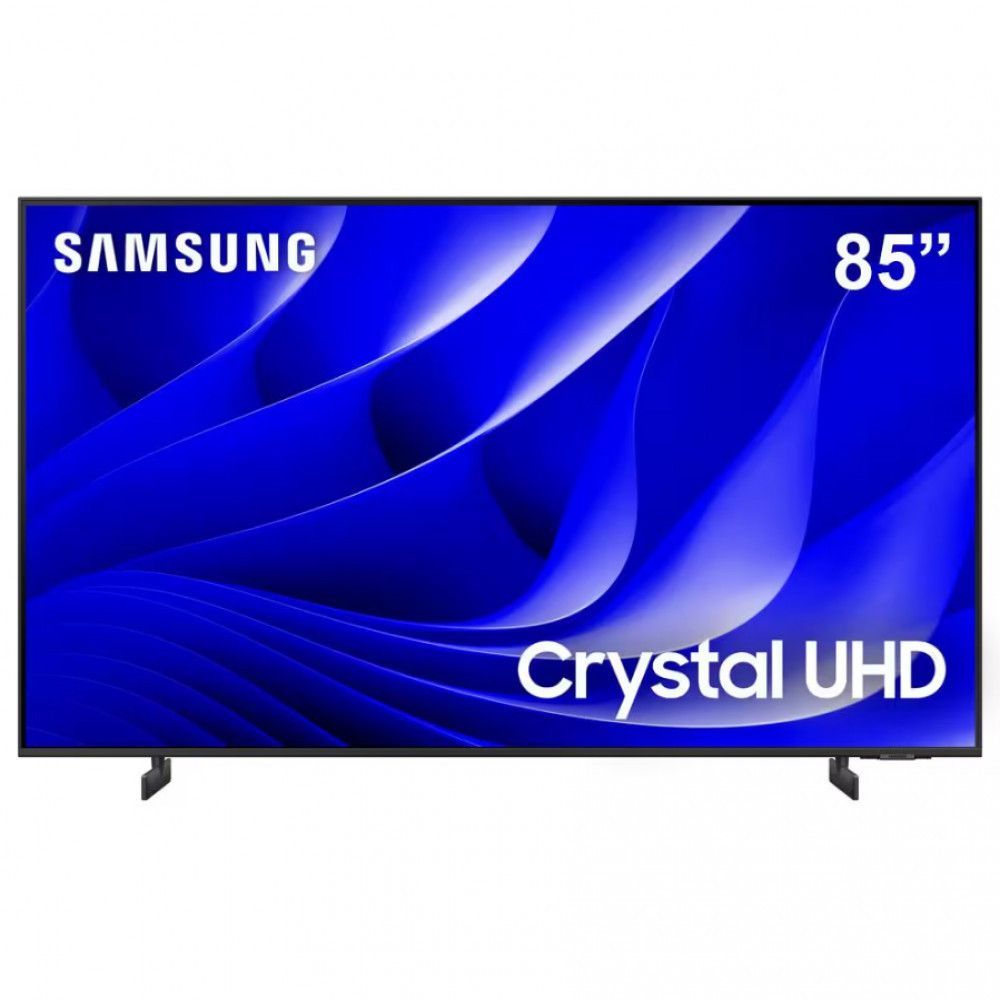Imagem Smart TV 85 4K Samsung Crystal UHD 85DU8000 Gamig HUB AI Cinza