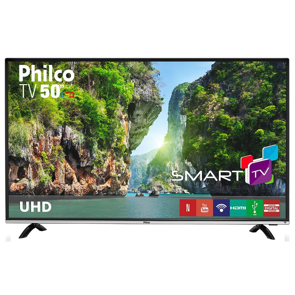 Imagem Smart Tv Philco 50" 4K Led Bivolt PTV50F60SN