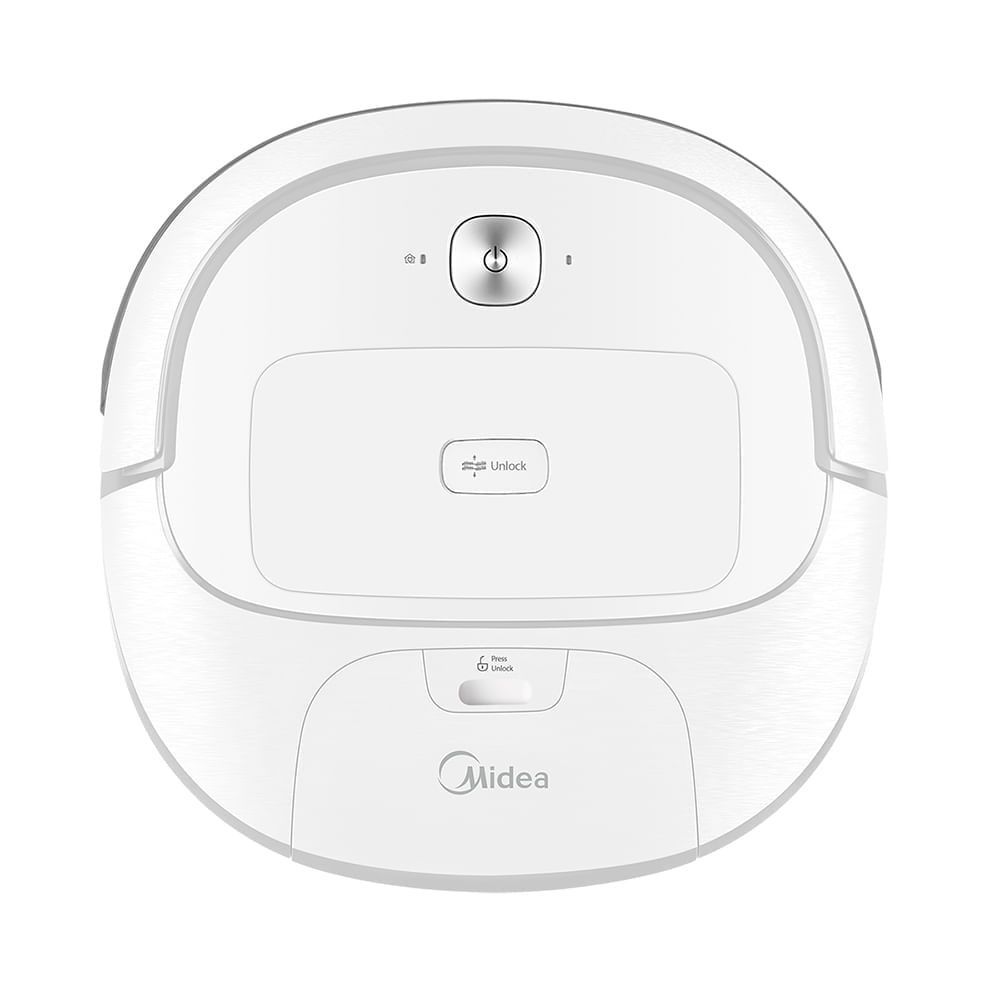 Imagem Aspirador Robô Smartmop Passa Pano Branco Midea Bivolt VRA31BB