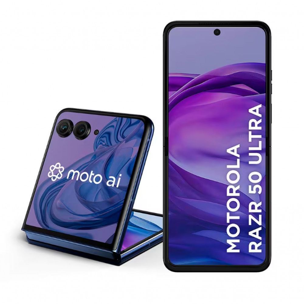 Imagem Smartphone Motorola Razr 50 Ultra 5G Navy Blue Com 512GB Azul