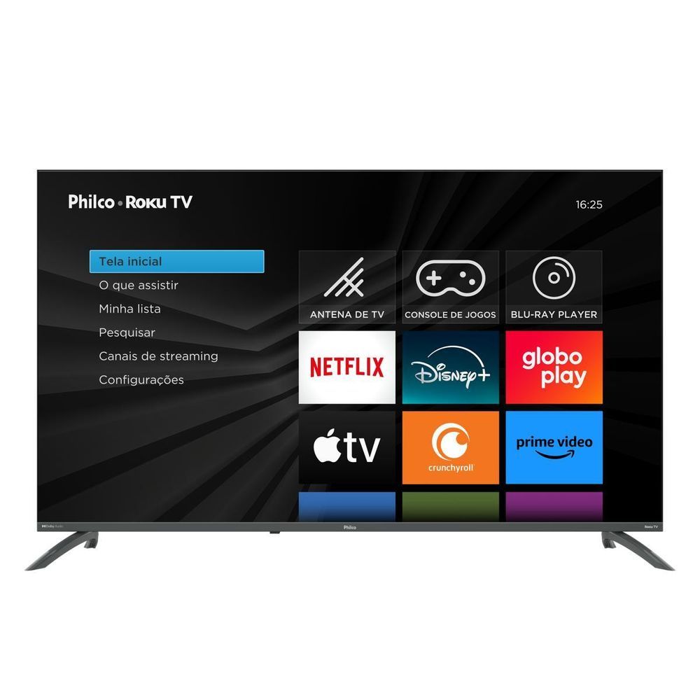 Imagem Smart TV 49 Philco LED 4K Roku TV Borda Infinita P49ERA Bivolt