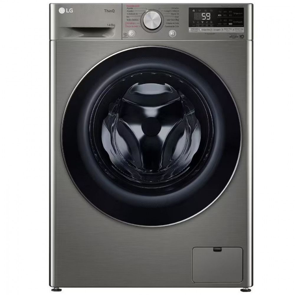 Lava e Seca LG CV5014PC4 Smart VC4 14kg Lava 8kg Seca Inox Frontal Condensação 220V