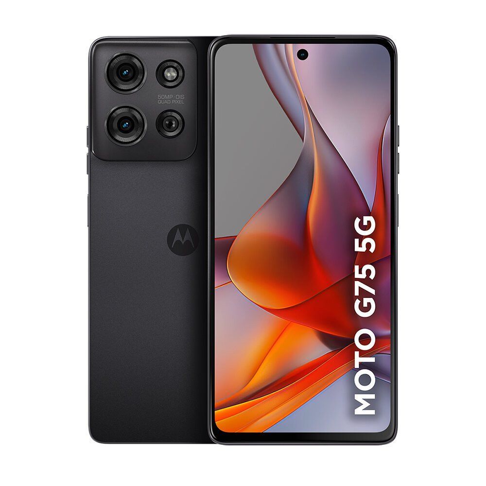 Imagem Smartphone Motorola G75 Cam 50 Mp Ois 8 Mp 256 Gb 5g Xt2437 Preto