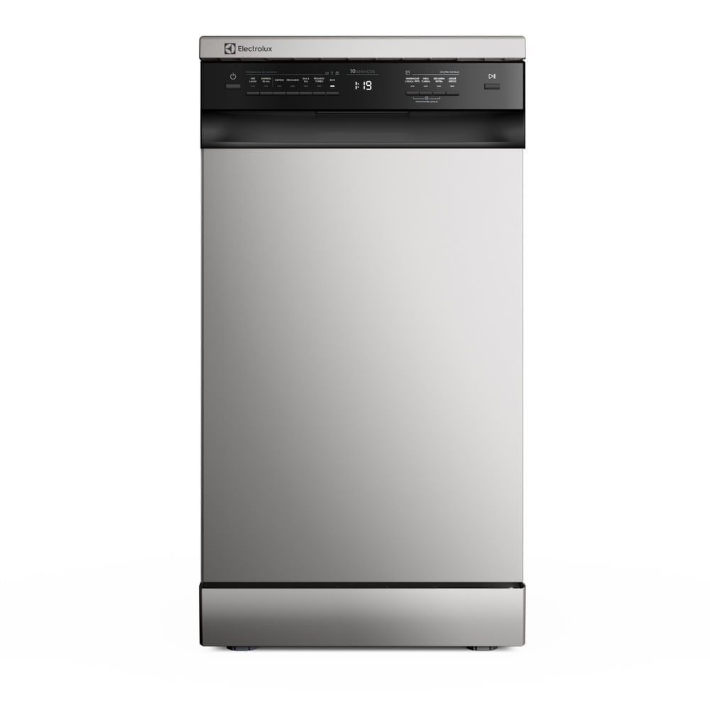 Lava-Louça de Piso Electrolux LS10E 10 Serviços Inox com Programa Lava e Seca 50 Minutos