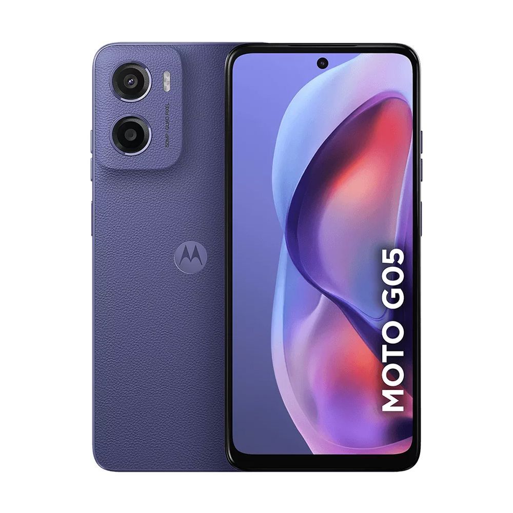 Imagem Smartphone Motorola G05 128GB 12GB (4GB RAM +8GB RAM Boost) Violeta