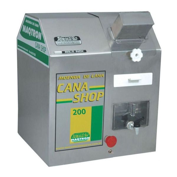 Moenda Cana Shop 200 Maqtron Rolos De Inox 220v