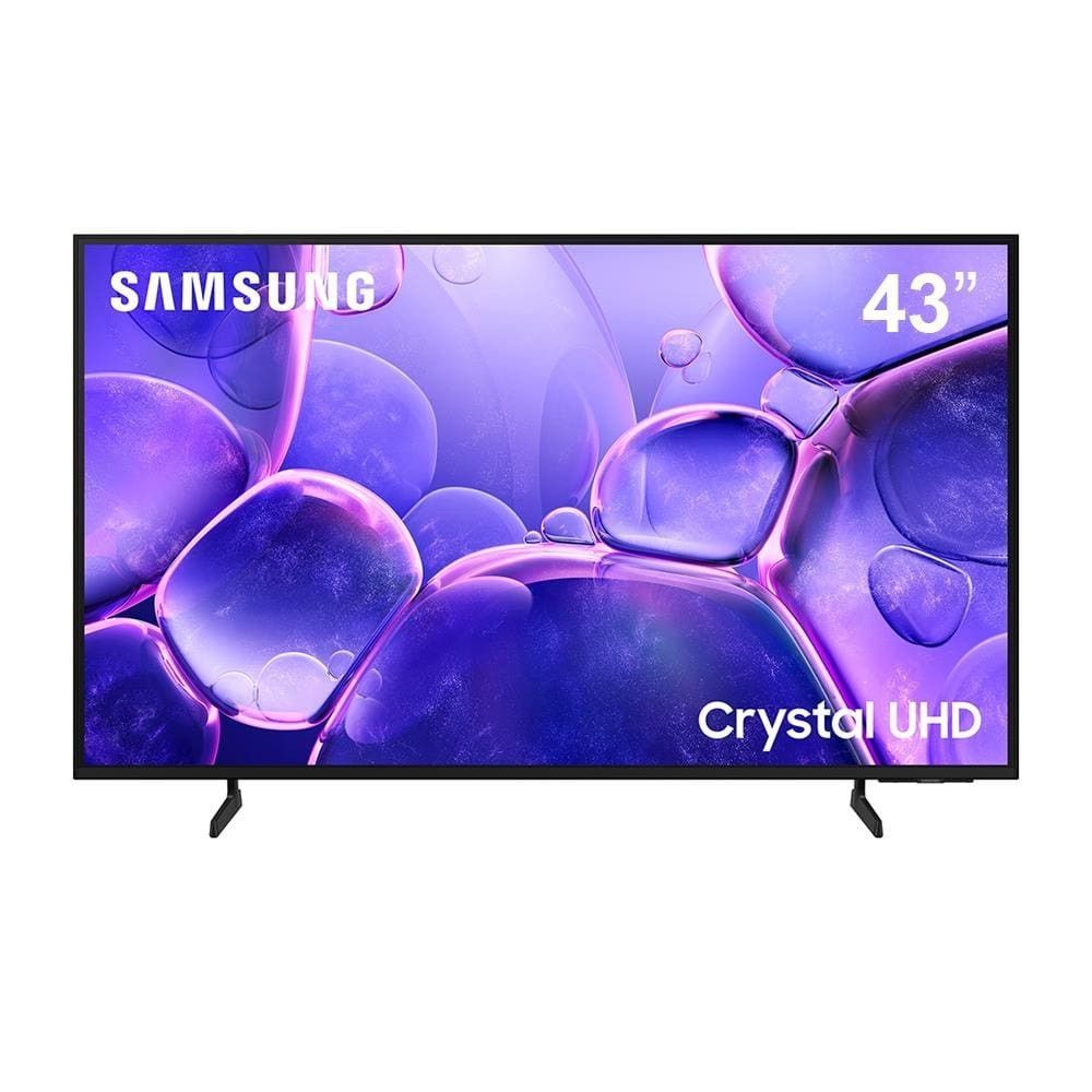 Imagem Smart TV 43 Samsung Crystal Ultra HD 4K U8600F Preto Bivolt