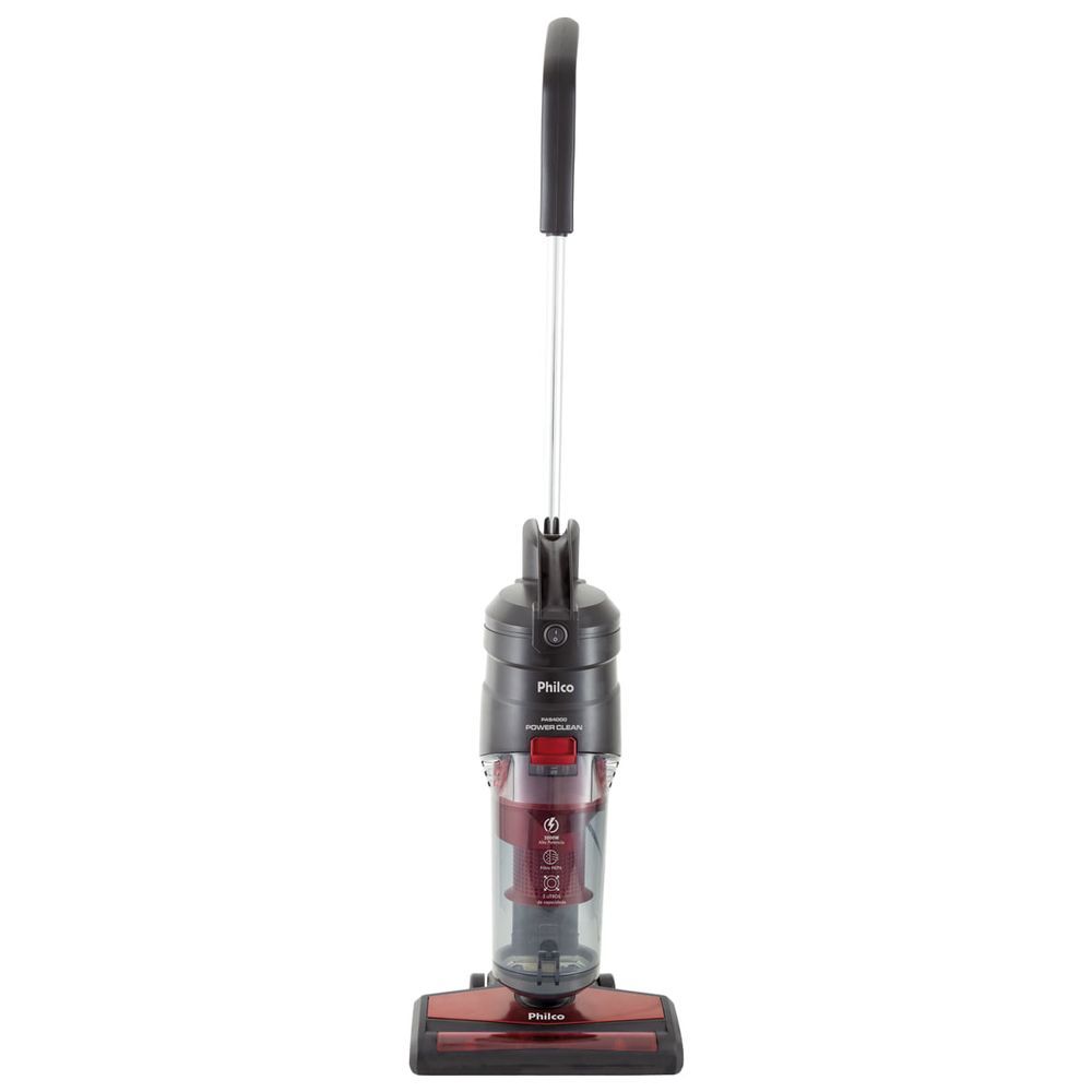Aspirador de Pó Vertical Philco PAS4000V Power Clean 2000W 2L sem Saco Filtro Hepa Preto