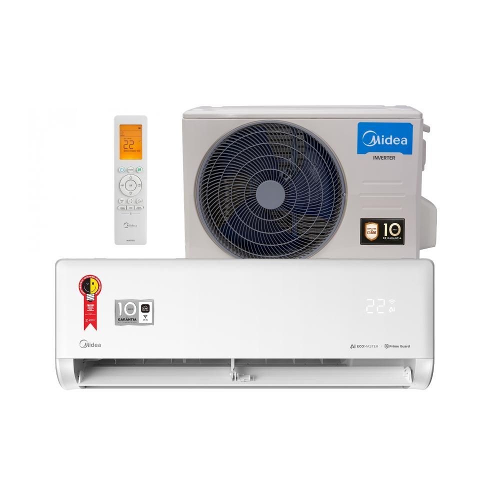 Ar Condicionado Split Hi Wall Midea Inverter Ai Ecomaster 18000 BTUS Quente e Frio 220V 42EZVQA18M5