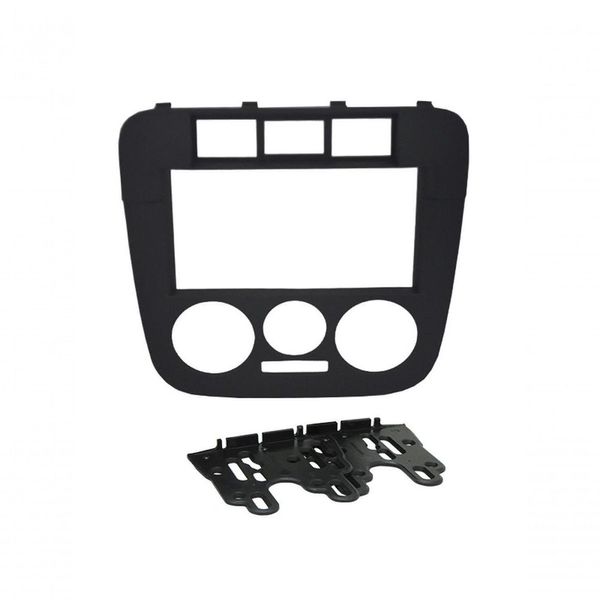 Moldura Fiamon 2 Din Vw Gol G4-saveiro Preta