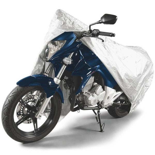 Capa Protetora Para Moto Tamanho G - 43782003 - Tramontina Capa Impermeável Para Moto Tamanho G - 43782003 - Tramontina