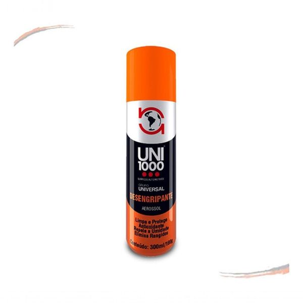 Óleo Multiuso Desengripante Spray Lubrificador Uni1000 300ml [f103]