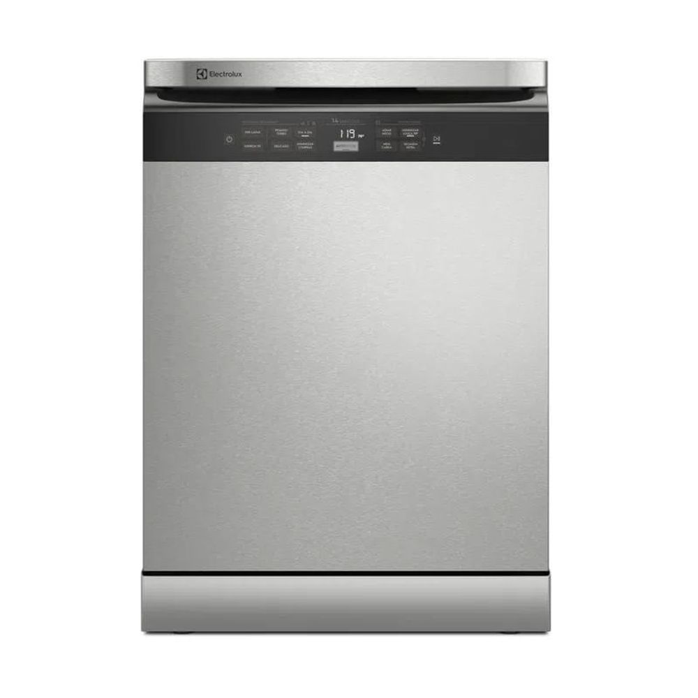 Lava Louças de Piso Electrolux LL14X 14 Serviços Inox com Função Higienizar Compras 110V