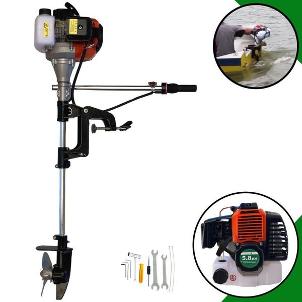 Motor De Popa Import Way Iwmpg2t52 52cc 2,5hp 2t Completo