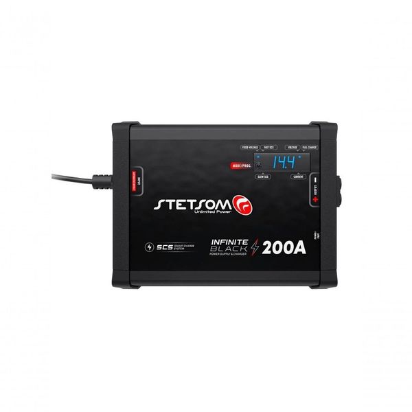 Carregador De Bateria Stetsom Infinite Black 200a