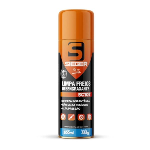 Limpa Freios Spray 500ml Sieger Sc107 048252