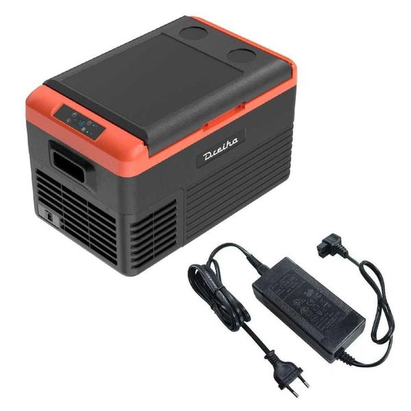 Geladeira Portátil Automotiva 45 Litros Cbx50 + Fonte Conversora Bivolt 127v/220v - Dreiha