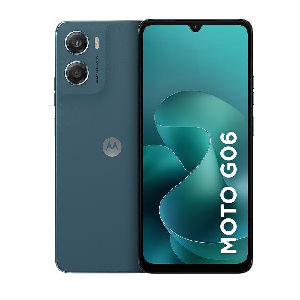 Smartphone Moto G06 4g Tela 6,9 128GB 50mp Motorola Azul Marinho