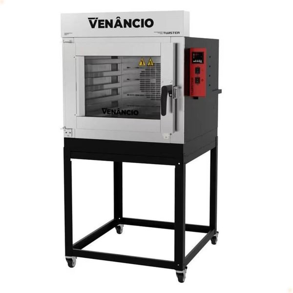 Forno Industrial Turbo Twister Elétrico Venâncio Para 5 Esteiras 380v Trifásico Fvt5e