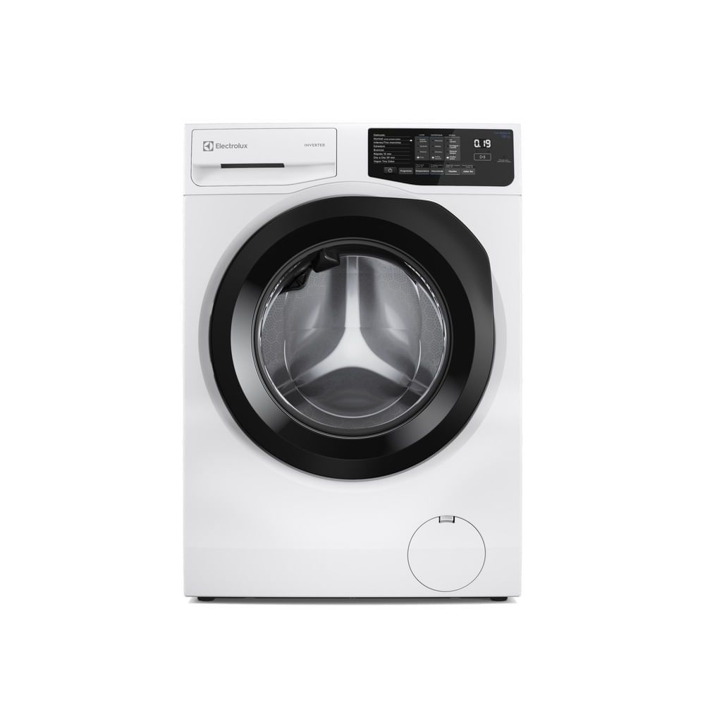 Máquina De Lavar Frontal Electrolux 12kg Branca Inverter Com água Quente E Lavagem Inteligente (LFB12)