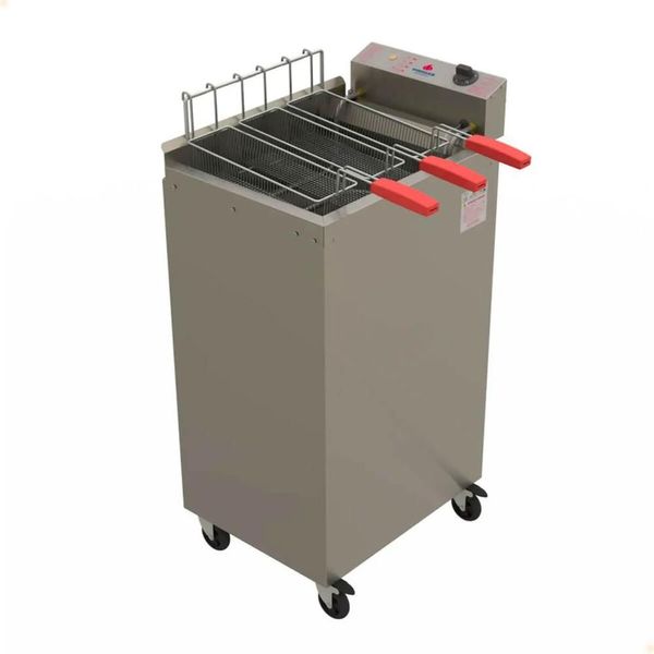 Fritador Água e Óleo Elétrico PR-2000 e STYLE 26L 220V com 3 Cestos Cinza Progás Fritador água E óleo Elétrico Progás Pr-2000 E Style 26 L 220V Com 3 Cestos P33049