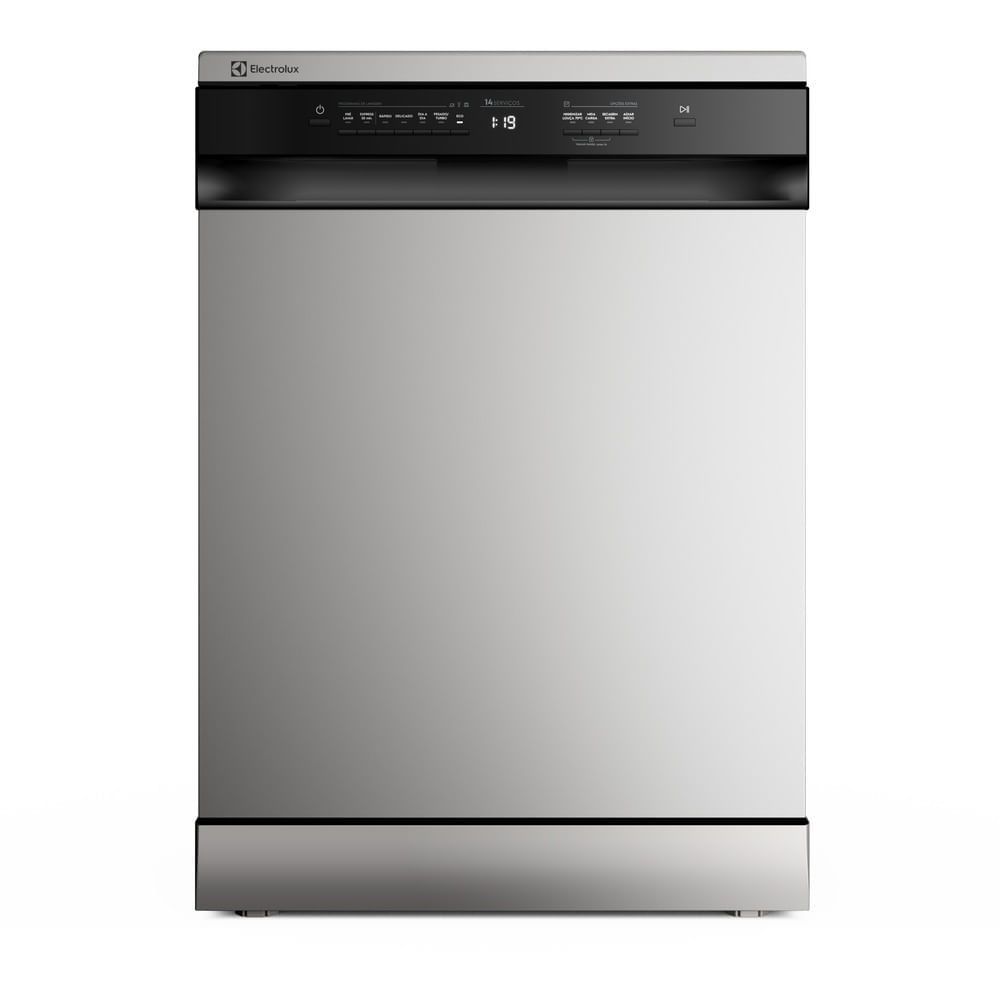 Lava-Louça de Piso Electrolux LS14E 14 Serviços Inox com Programa Lava e Seca 50 Minutos