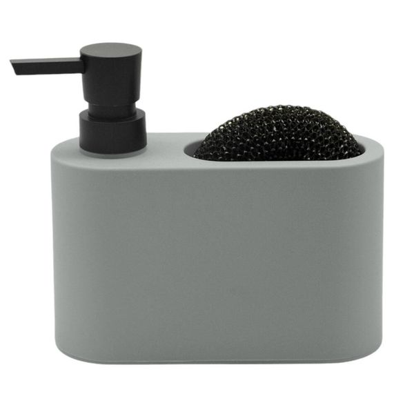 Dispenser Para Detergente Organizador De Esponja Cinza Acqua