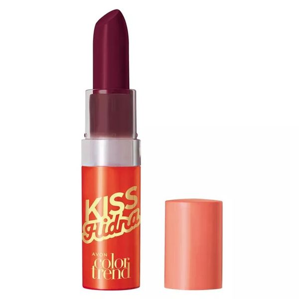 Batom Kiss Hidra Color Trend Carmin