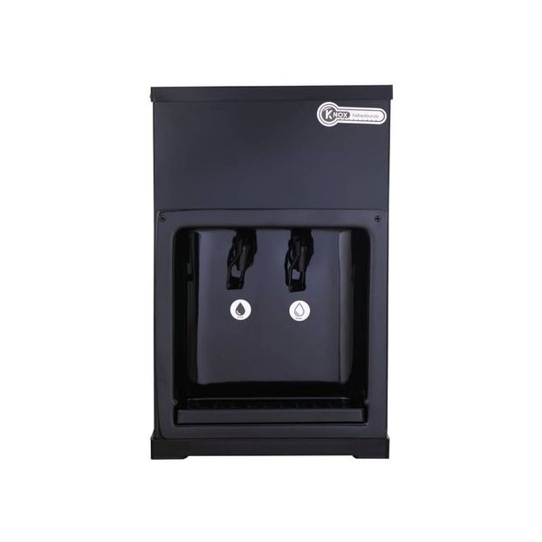 Bebedouro Industrial de Mesa Knox 10L 1 Torneira Gelada 1 Torneira Natural Black (KX01 NG 2T BK) Bebedouro Industrial de Mesa KX01 Black Compressor Água Gelada e Natural Preto 110V