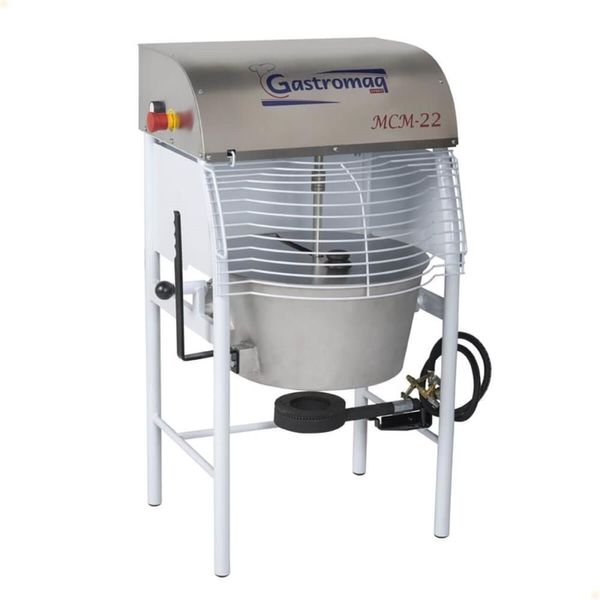 Máquina De Cozimento E Misturadora Gastromaq Mcm 22 A Gás Epóxi 22 Litros Bivolt