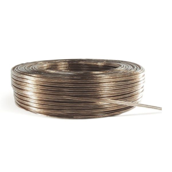 Cabo Paralelo Automotivo para Instalações Cristal 2x2.50mm 100m Transparente Alta Condutividade em Cobre Crk Cabo Paralelo Automotivo para Instalações Cristal 2x2.50mm 100m Transparente em Cobre Crk