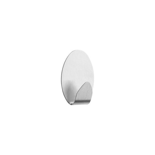 Gancho Com Adesivo Inox 3 Peças, Metal