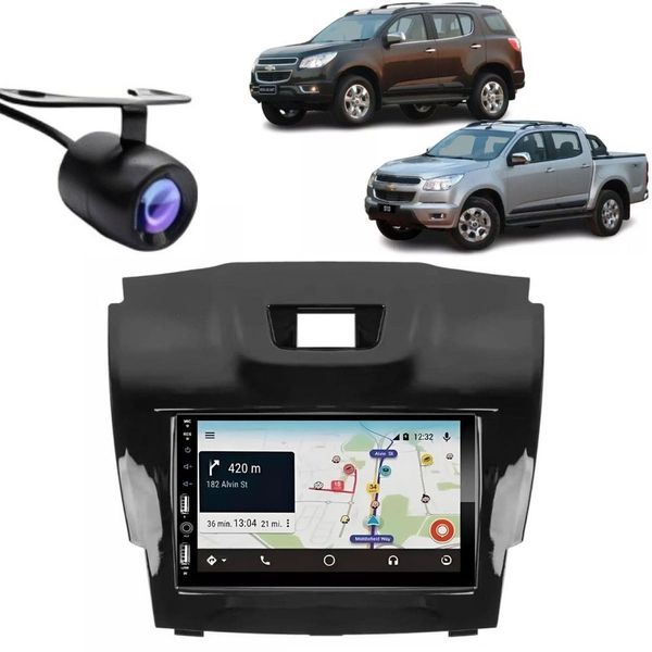 Central Multimídia 2DIN 710H 7810H MP5 DVD Bluetooth USB Auxiliar Kit Moldura e Câmera de Ré para S10 e Trailblazer Central Multimídia 2DIN 710H 7810H MP5 DVD Bluetooth USB com Moldura e Câmera de Ré para S10