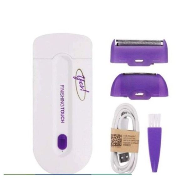 Depilador a Laser Recarregável Indolor Facial e Corporal com Desligamento Automático Branco OEM Bivolt Depilador a Laser Recarregável Indolor Facial e Corporal Branco OEM Bivolt