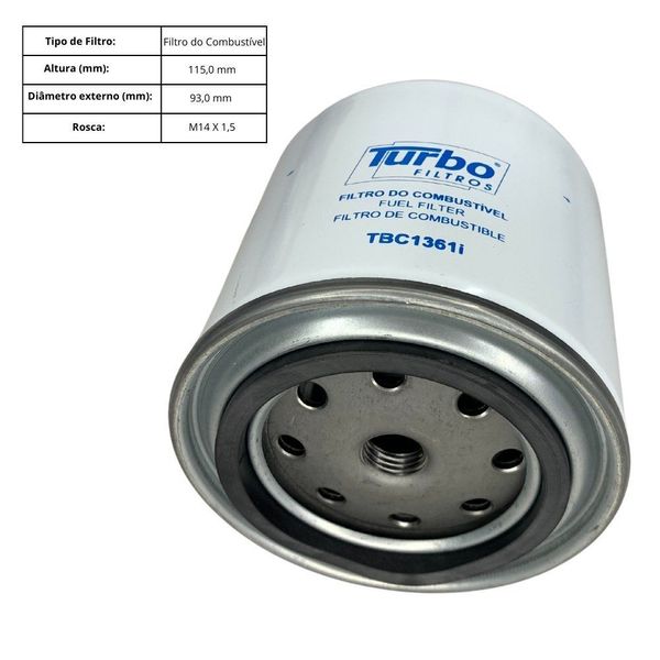 Filtro de Combustível Separador de Água para Sistema de Alimentação Modelo 84217953 para Veículos Agrícolas e Pesados Filtro de Combustível Separador de Água para Sistema de Alimentação Modelo 84217953 para Veículos