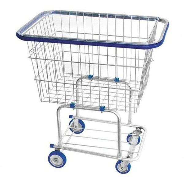 Kit 2 Carrinhos para Condomínio 140L Transporte de Mercadorias com Estrutura em Aço Carbono Preto Higipack Kit 2 Carrinhos para Condomínio 140L com Rodas em PVC e Estrutura Galvanizada Preto Higipack