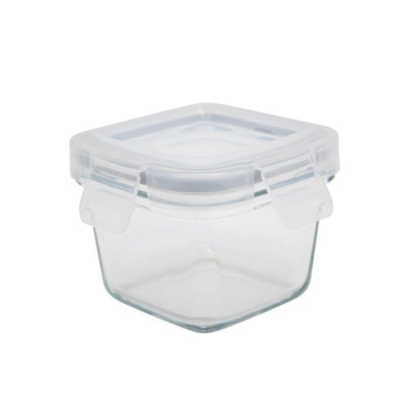 Potes de Vidro para Alimentos Infantis Leakproof 4 Unidades Antivazamento com Vedação Hermética Transparente Potes de Vidro para Alimentos Infantis Leakproof 4 Unidades Antivazamento para Leite Materno